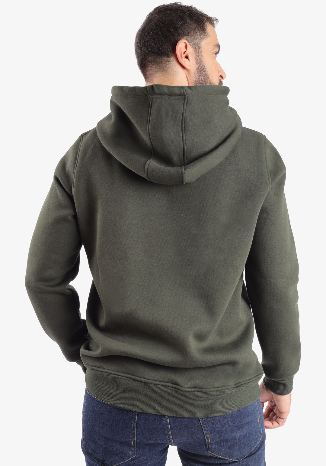 Olive-Green Basic Hoodie