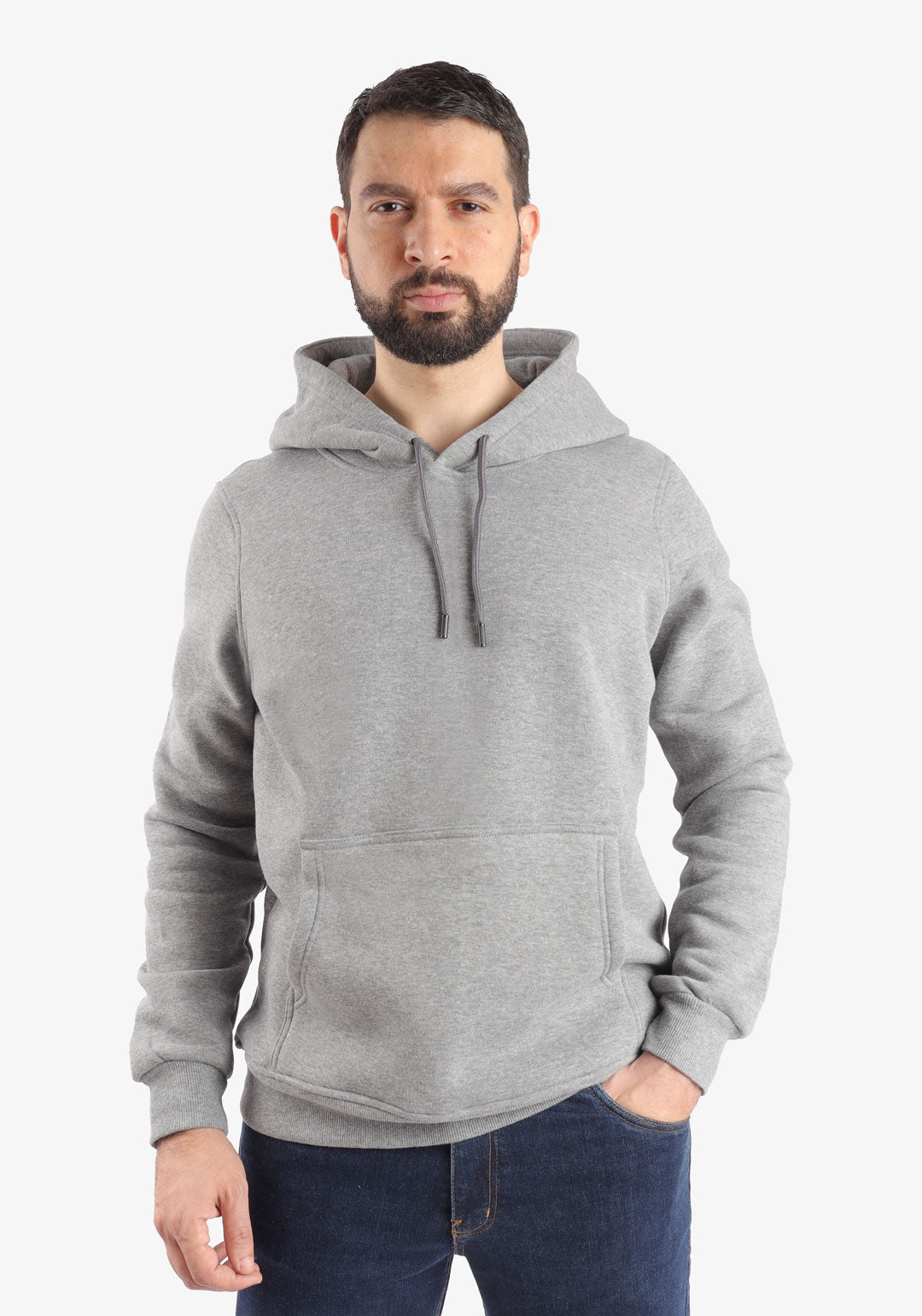 Gray Basic Hoodie