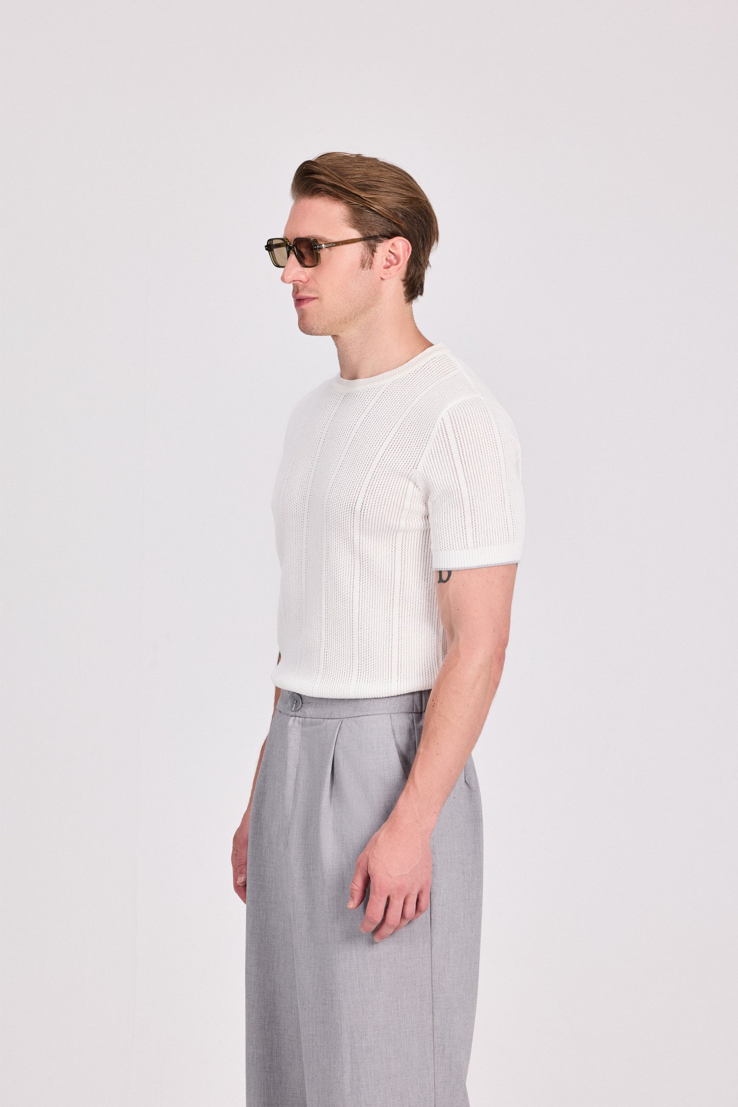 Knitted Modal Cotton T-Shirt