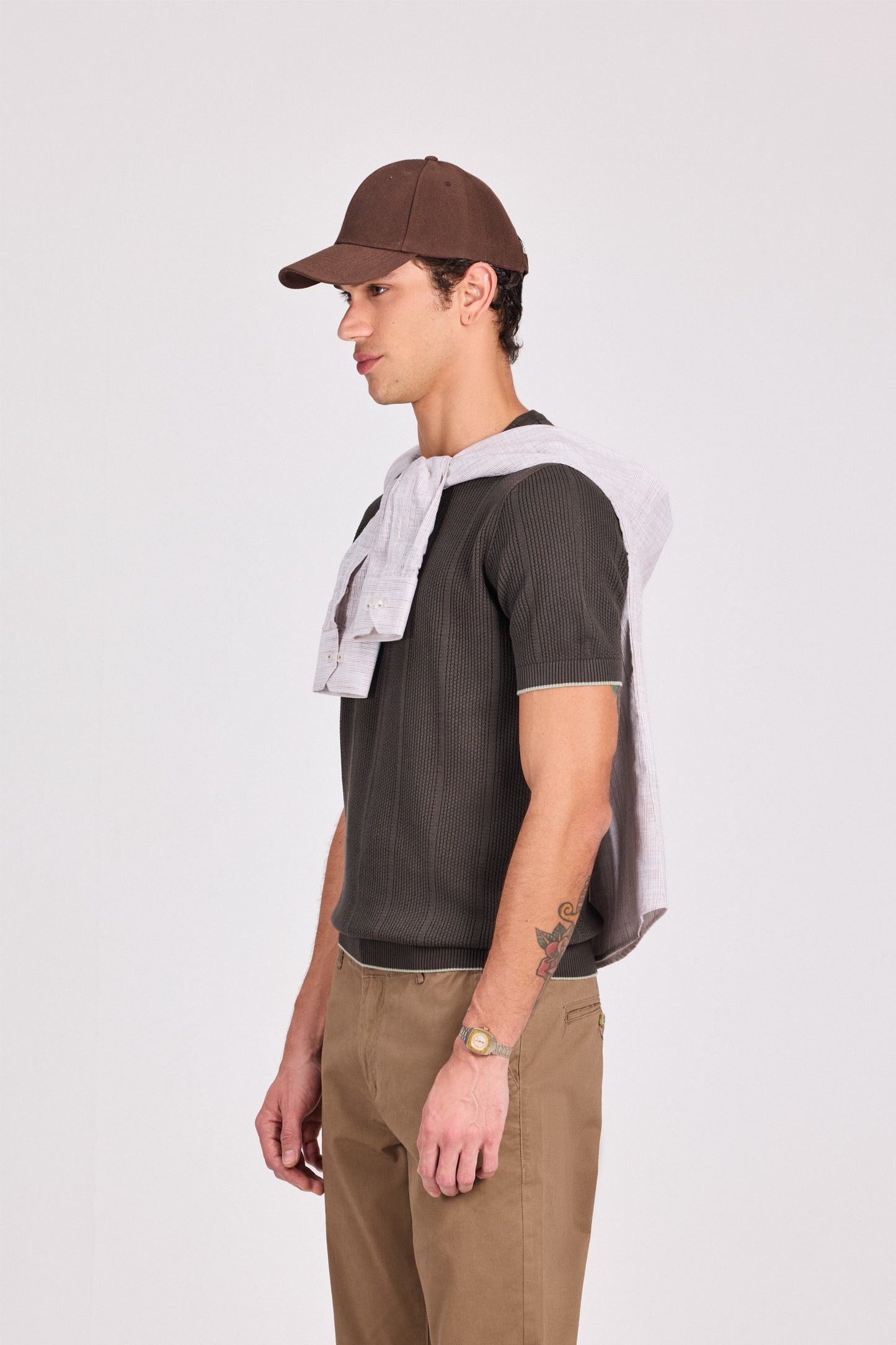 Knitted Modal Cotton T-Shirt
