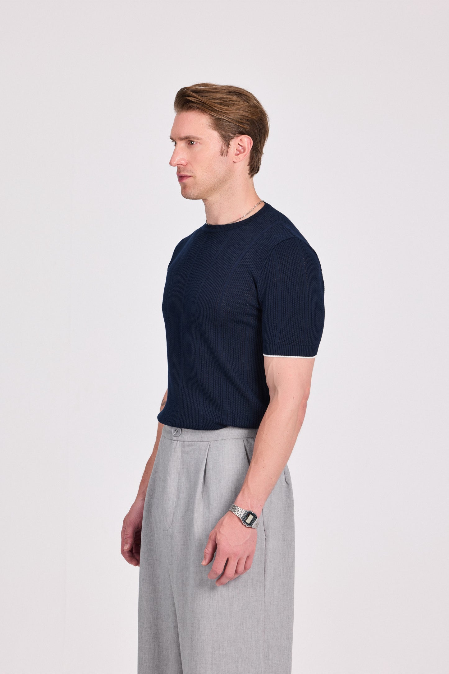 Knitted Modal Cotton T-Shirt