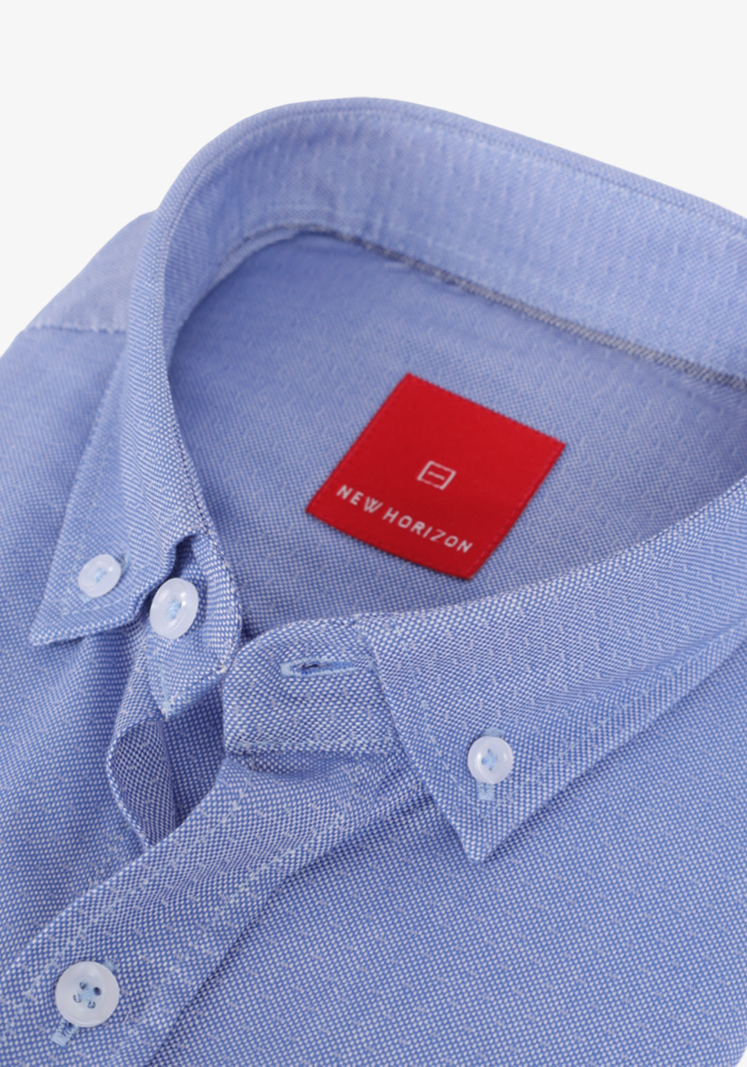 Blue Jacquard Cotton Shirt