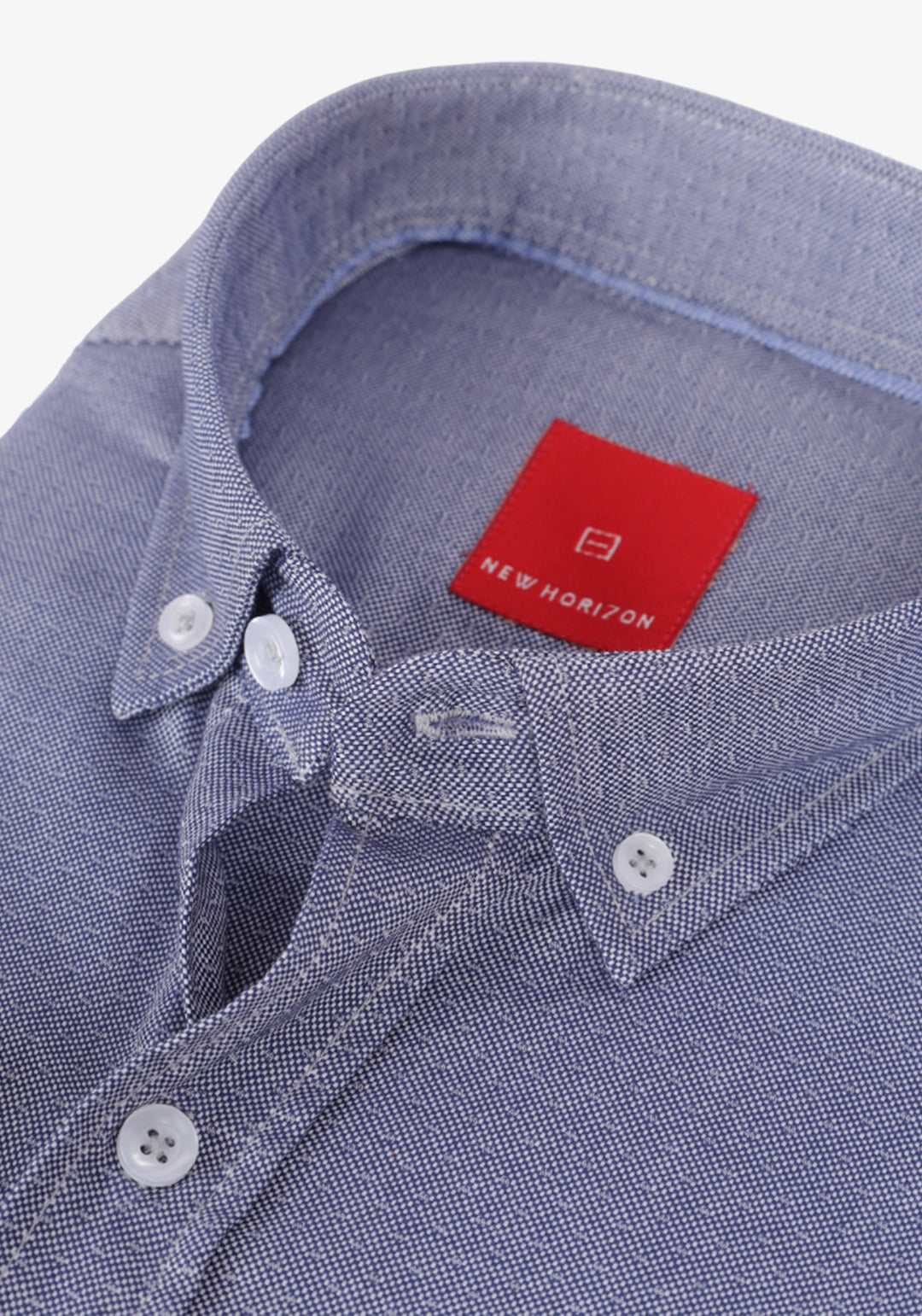 Eclipse Blue Jacquard Cotton Shirt