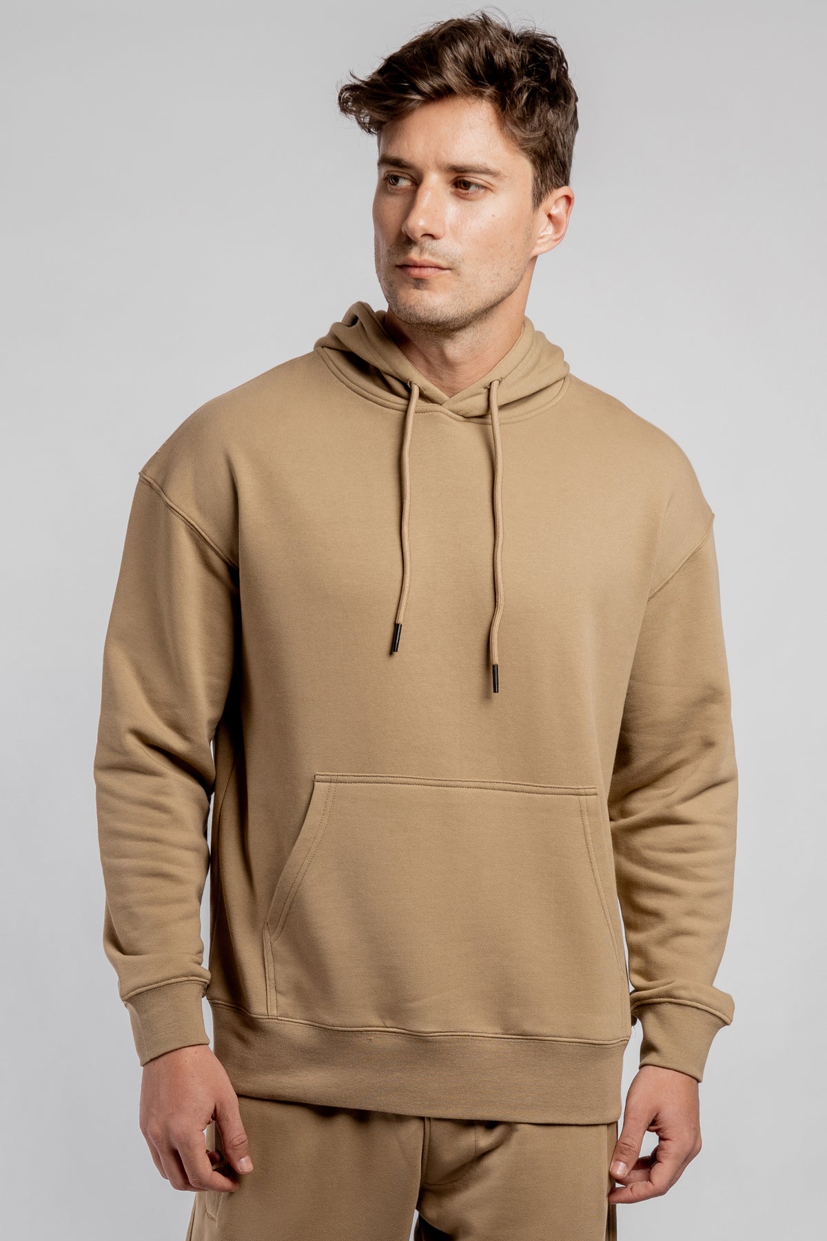 Dark Beige Hoodie