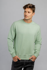 Mint crew neck cotton sweatshirt