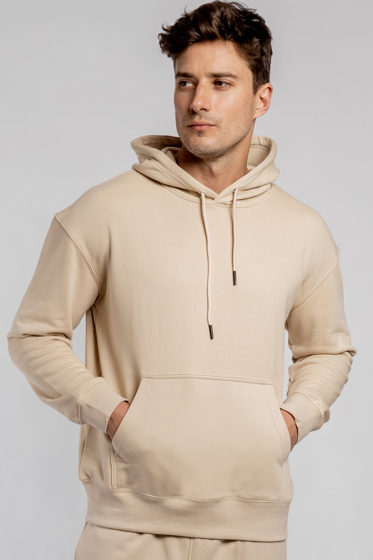 Beige Hoodie