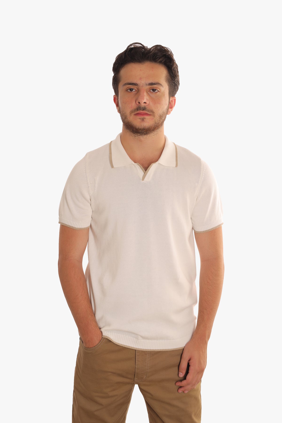 Off-White Plain knitted Polo