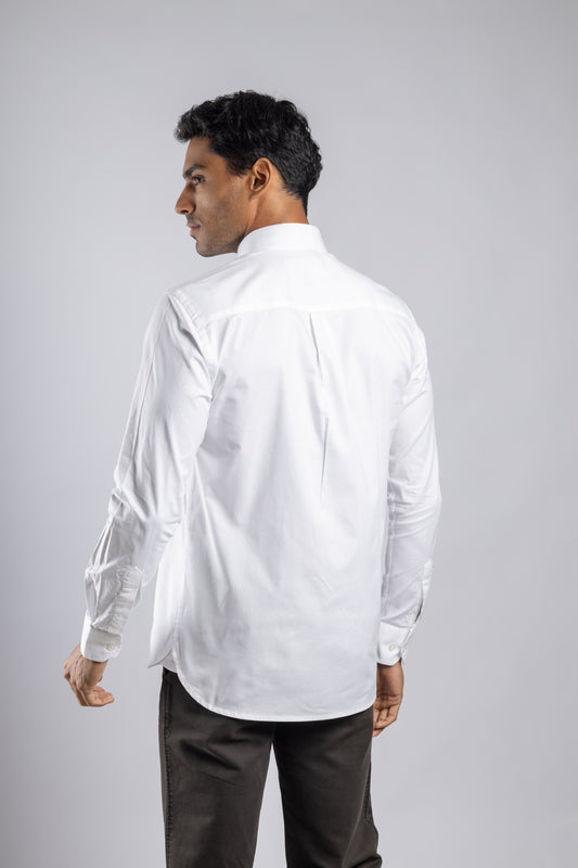 White Plain Oxford Shirt