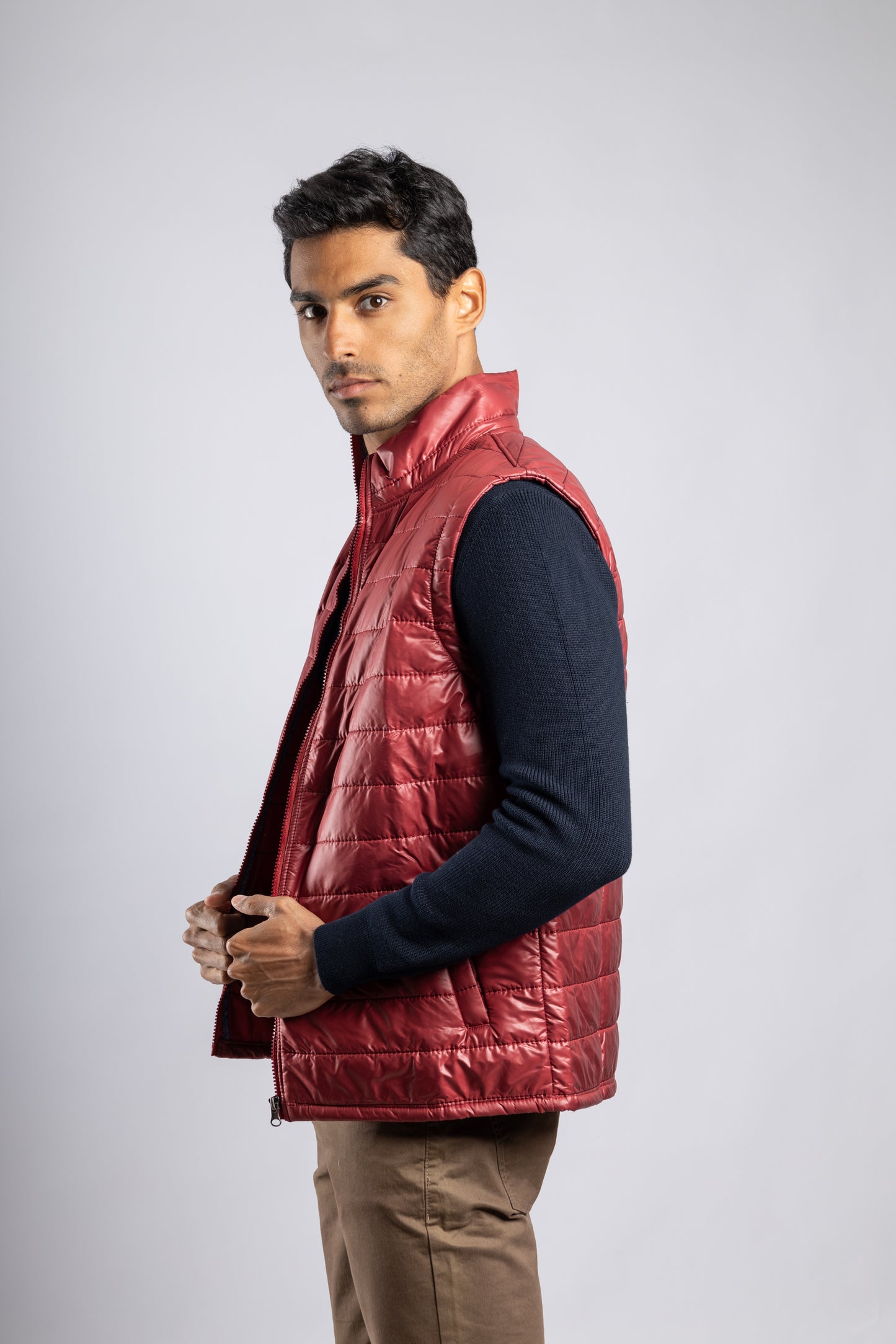 Burgundy Waterproof Vest