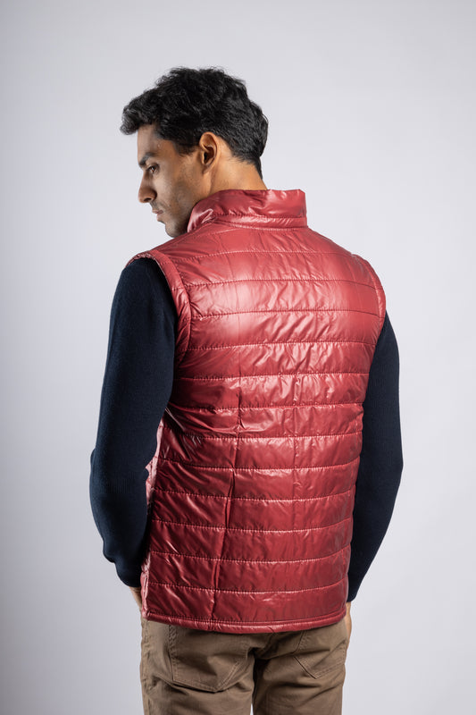 Burgundy Waterproof Vest