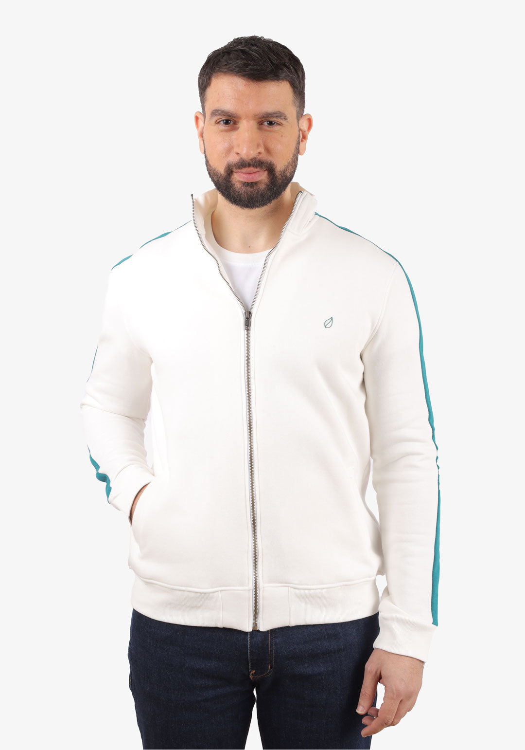 Off-White Zipper Sweatshirt