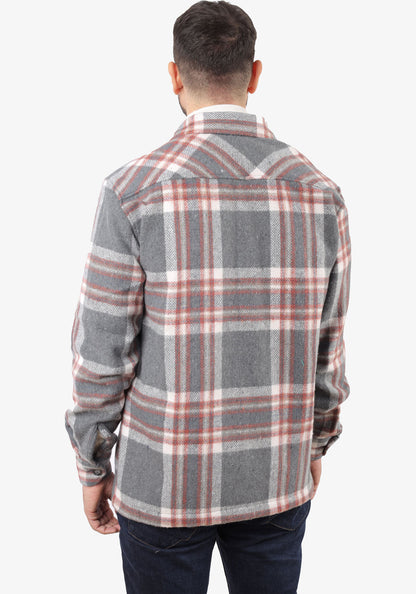 Gray Checkered Overshirt