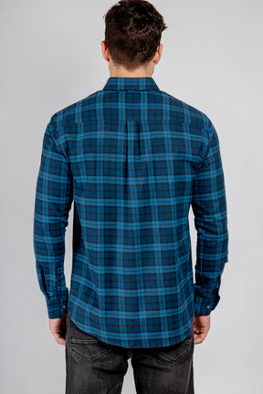 Checkered Long Sleeves Cotton Shirt