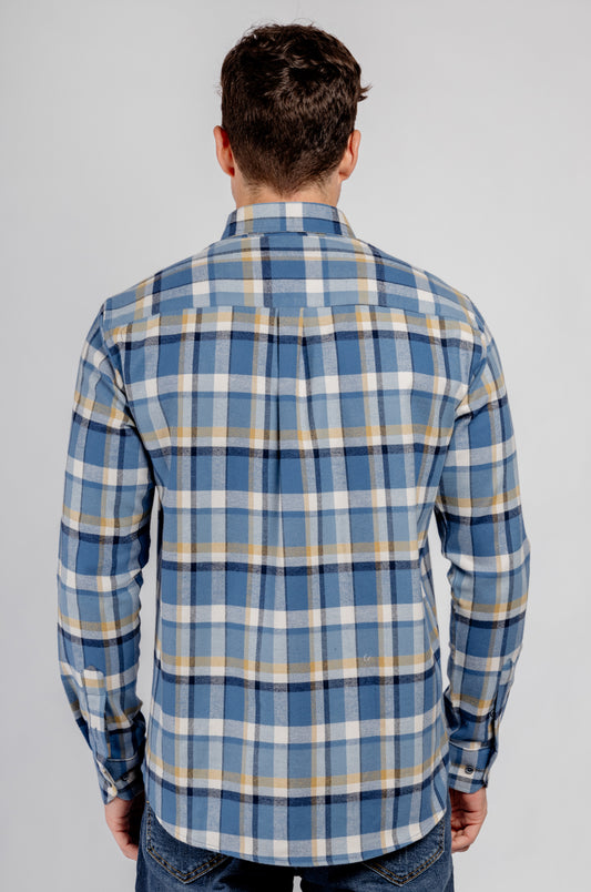 Checkered Long Sleeves Cotton Shirt