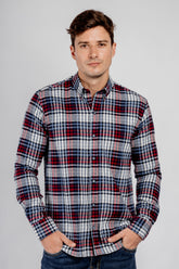 Checkered Long Sleeves Cotton Shirt