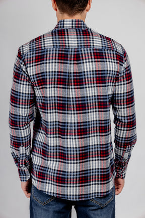 Checkered Long Sleeves Cotton Shirt