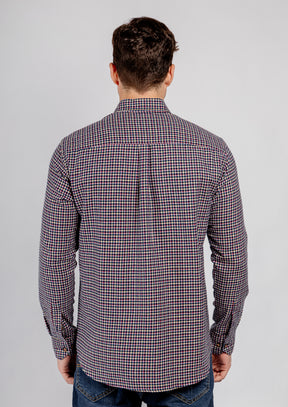 Checkered Long Sleeves Cotton Shirt