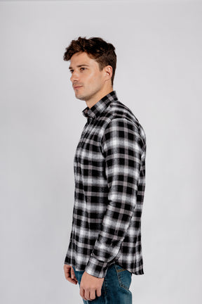 Checkered Long Sleeves Cotton Shirt