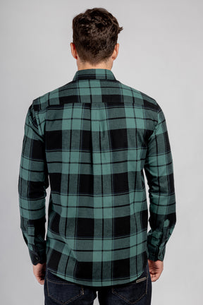 Checkered Long Sleeves Cotton Shirt