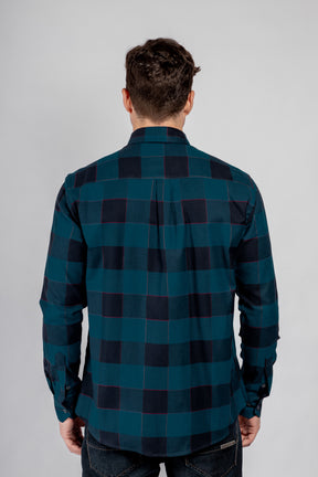 Checkered Long Sleeves Cotton Shirt