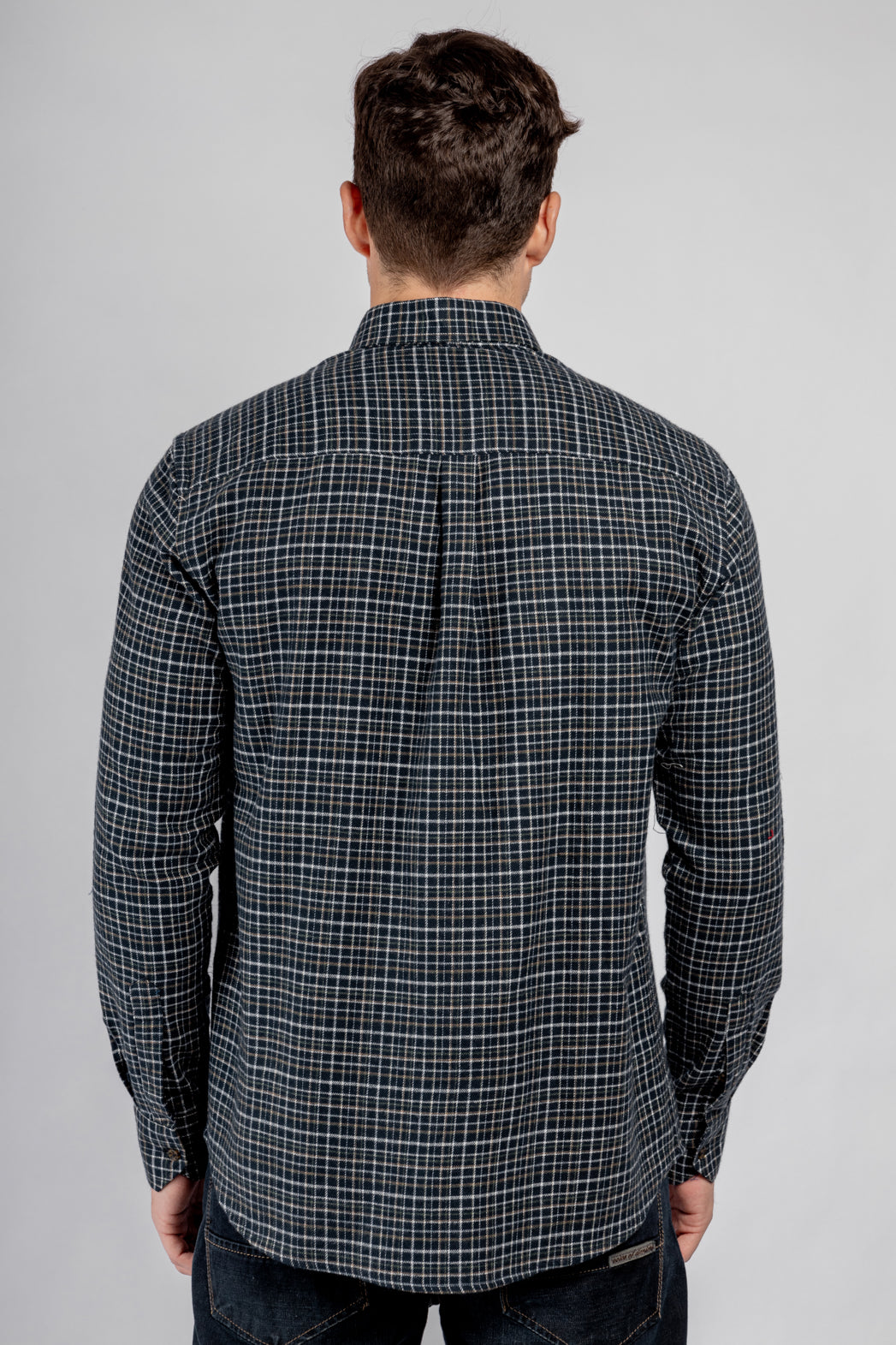 Checkered Long Sleeves Cotton Shirt