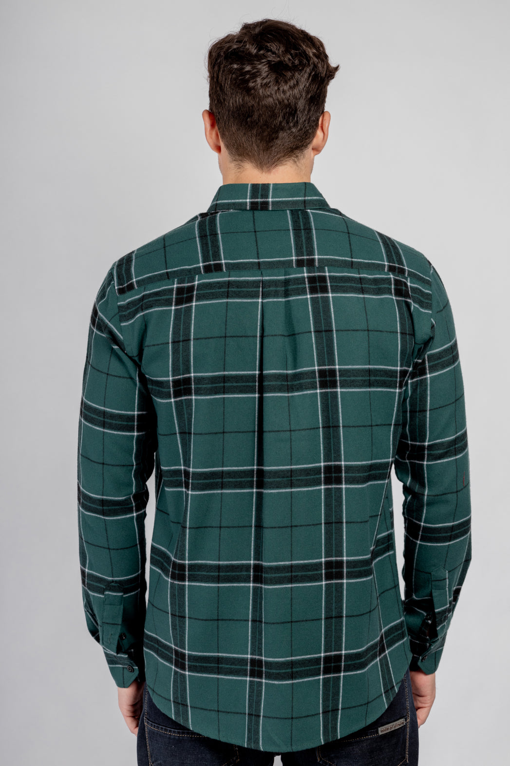 Checkered Long Sleeves Cotton Shirt