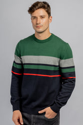 Olive Crew Neck Cotton Pullover