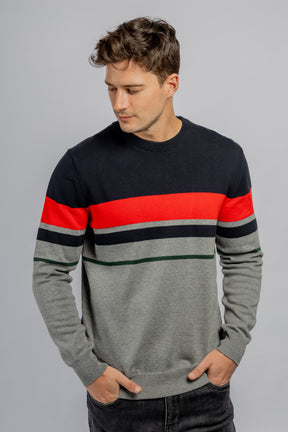 Navy Crew Neck Cotton Pullover