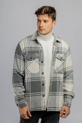 Light Gray Checkered Overshirt