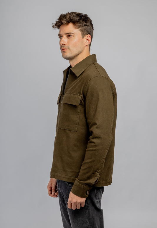 Olive Worker Jacket