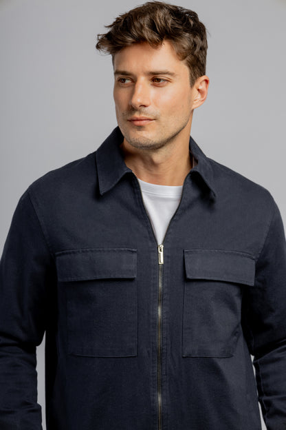 Navy Worker Jacket