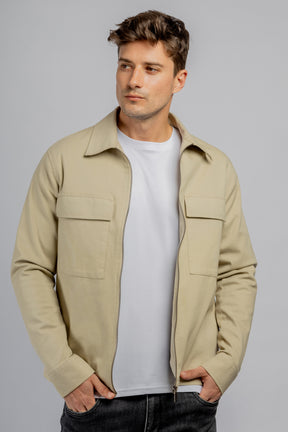 Beige Worker Jacket