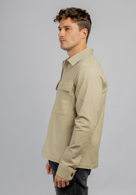 Beige Worker Jacket