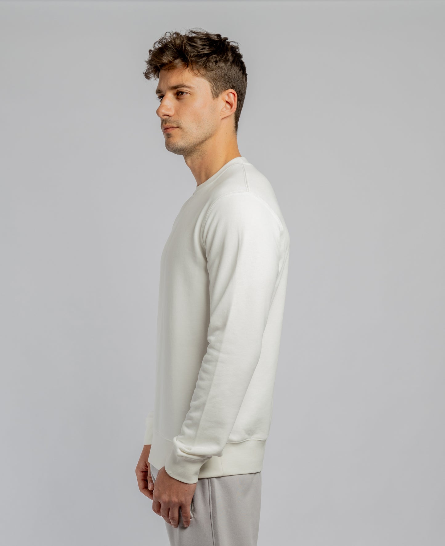 Off-White crew neck cotton sweatshirt