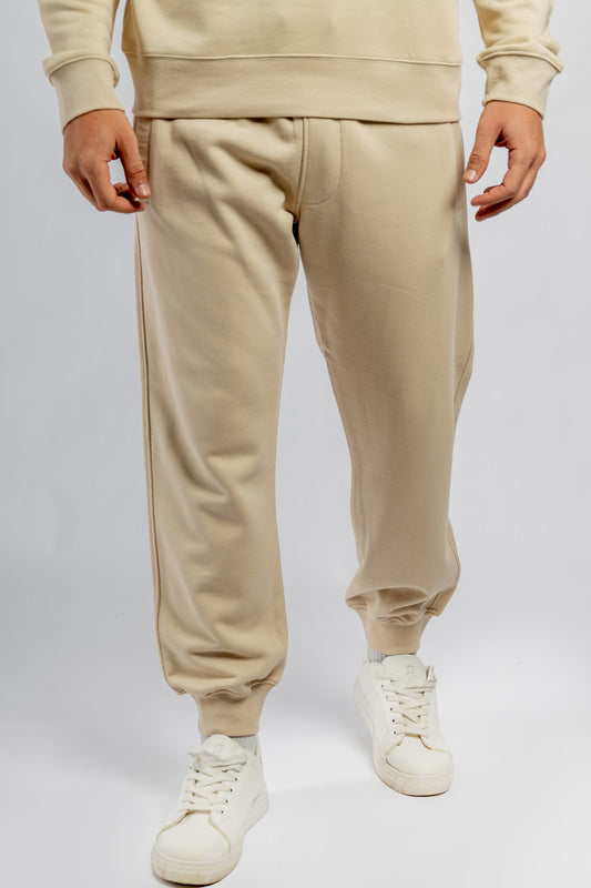 Beige sweatpants