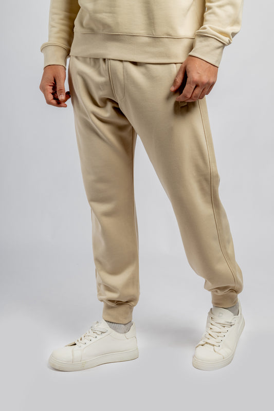 Beige sweatpants