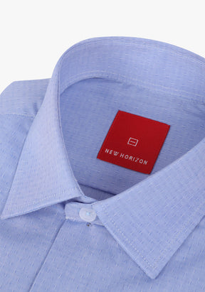 Blue Jacquard Classic Shirt