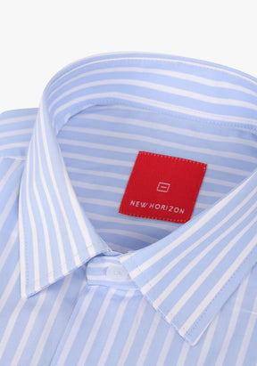 Baby Blue Striped Classic Shirt