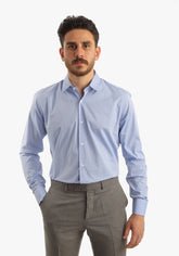 Blue Jacquard Classic Shirt