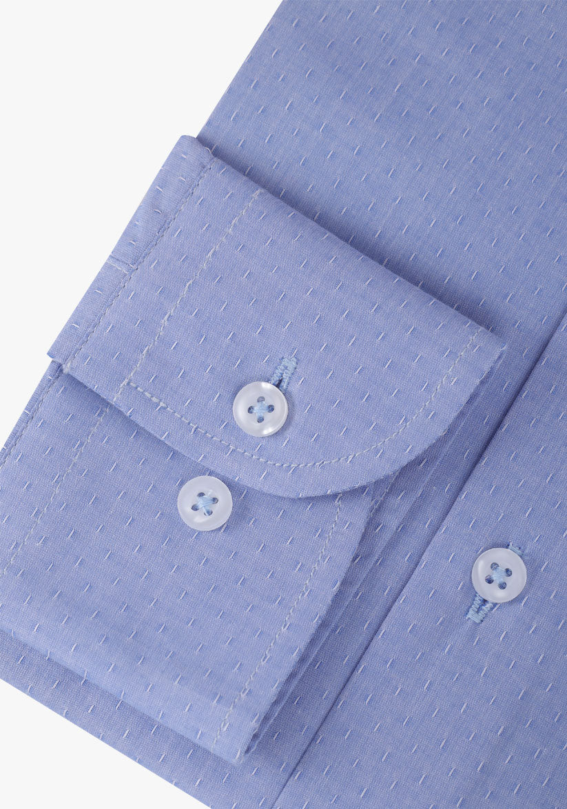 Blue Jacquard Classic Shirt