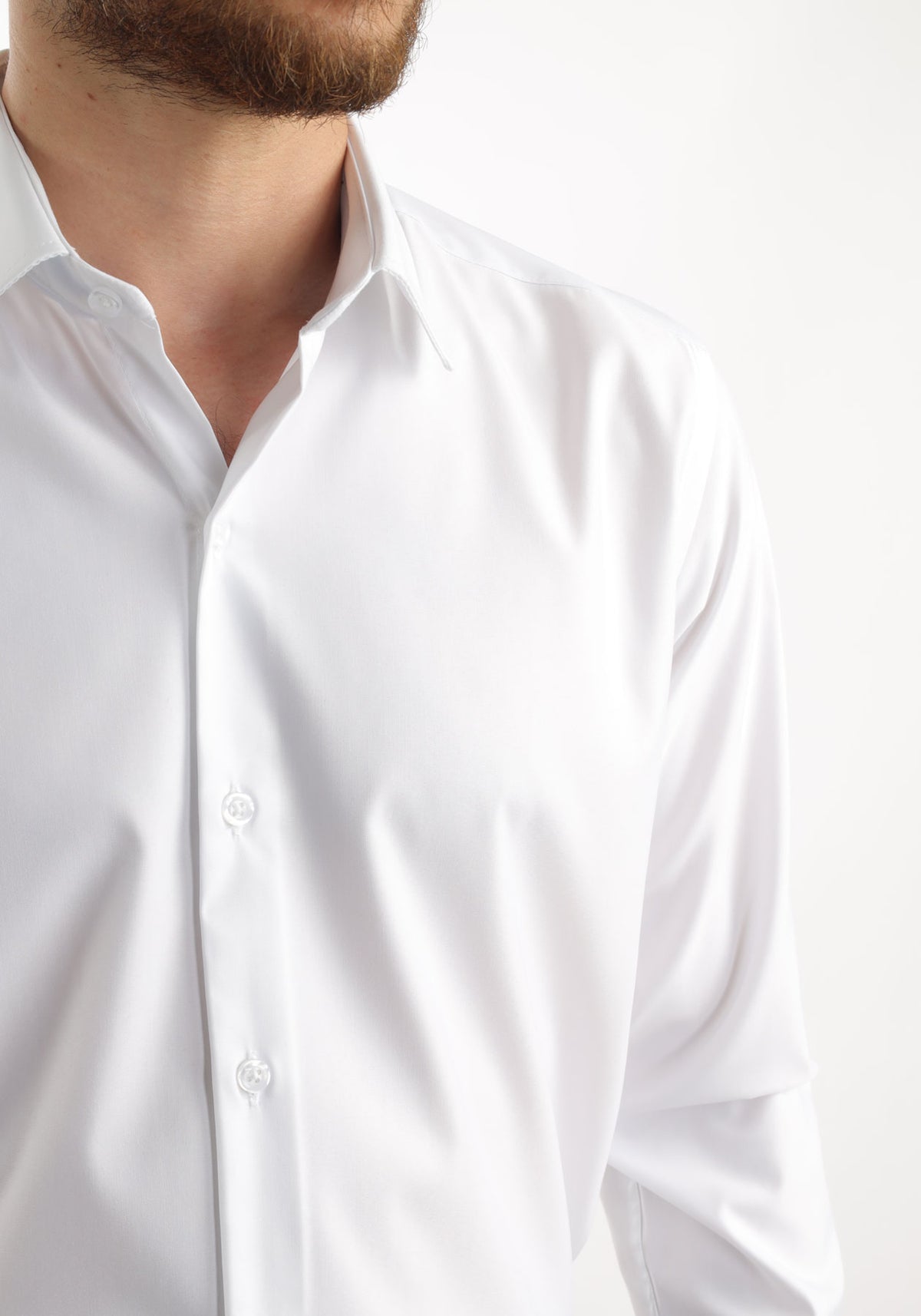 White Bambo Classic Shirt