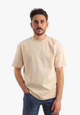 Biege Oversize Basic T-shirt