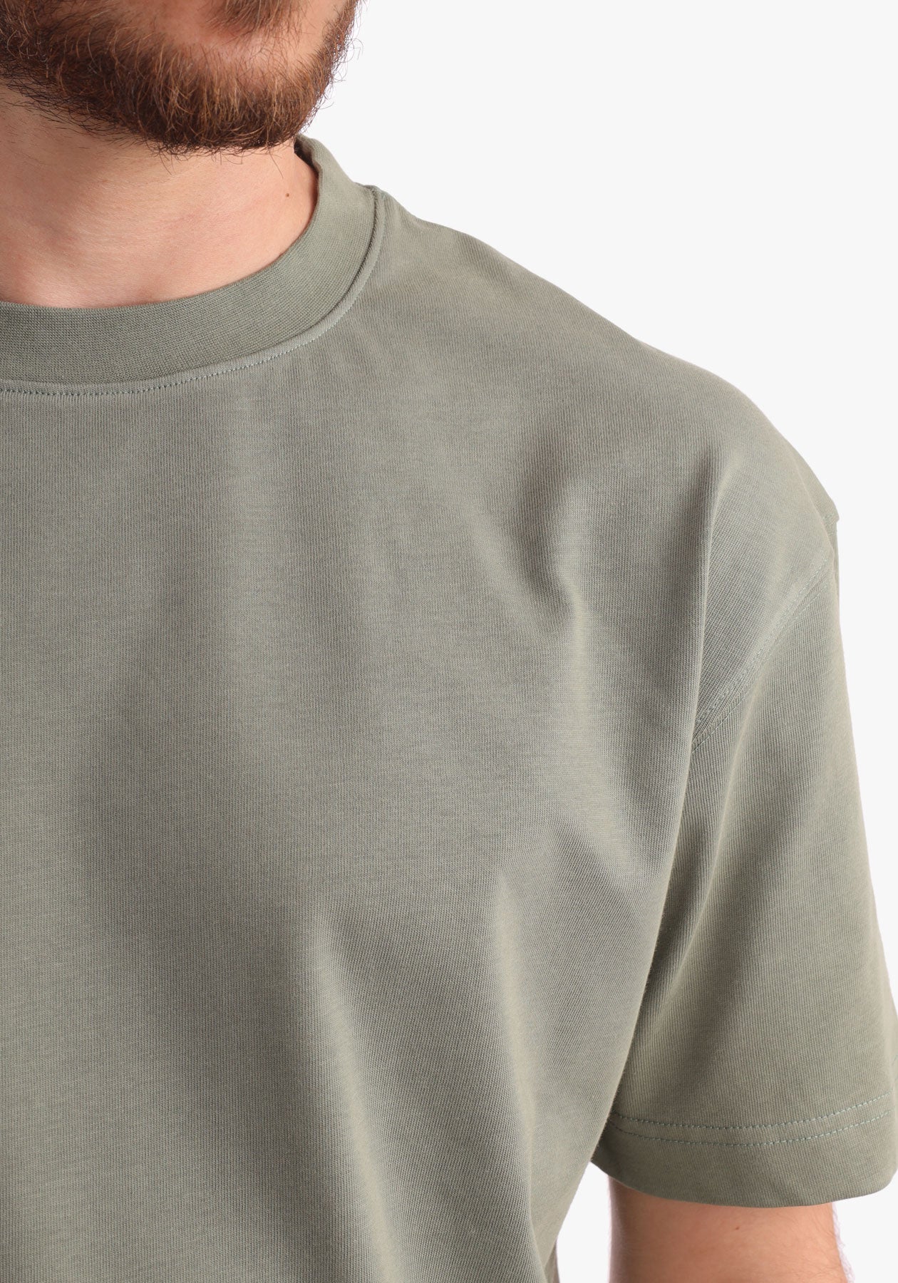 Olive Green Oversize Basic T-shirt