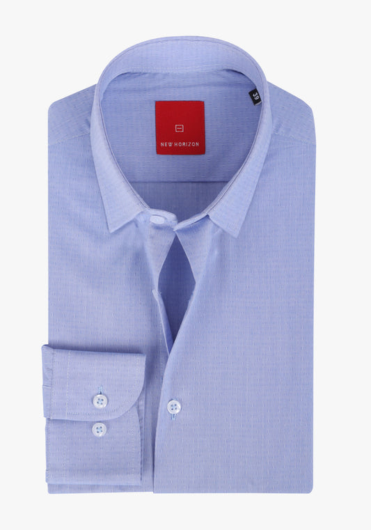 Blue Jacquard Classic Shirt