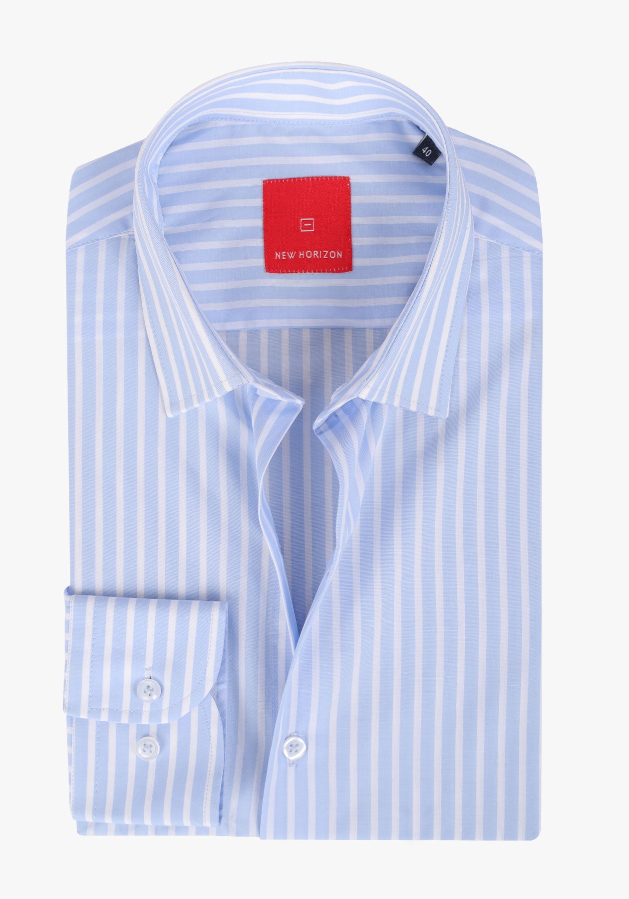 Baby Blue Striped Classic Shirt