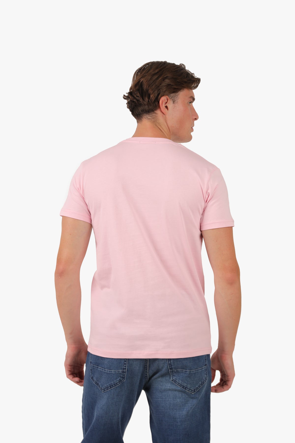 Rose Round Neck Basic T-Shirt