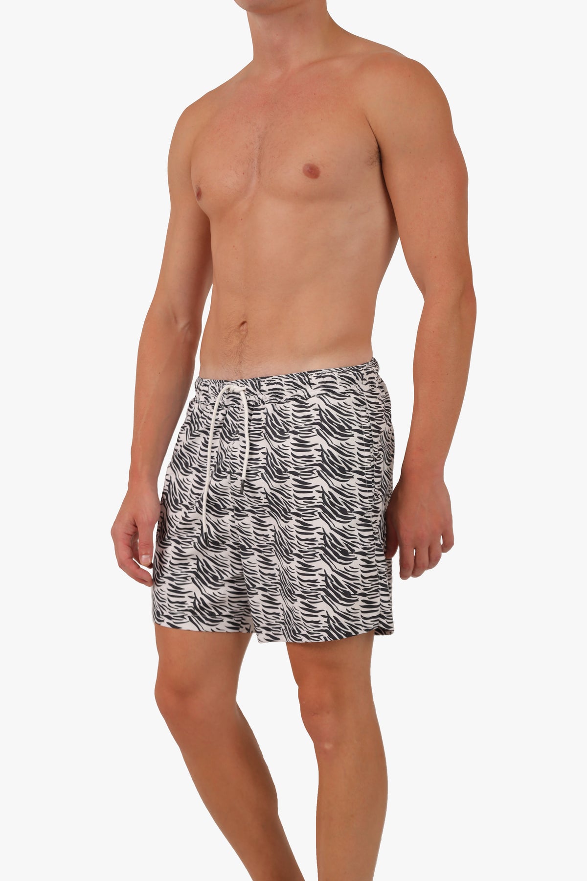 Zebra Printed Swimshorts