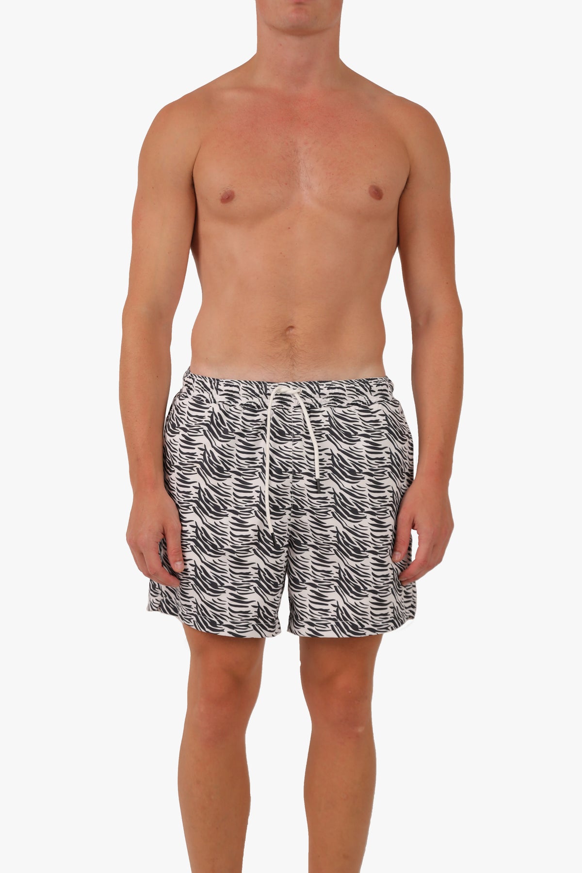 Zebra Printed Swimshorts