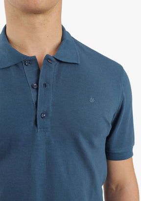 Royal Blue Basic Plain Polo