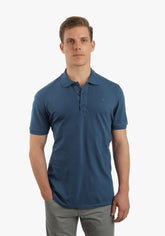 Royal Blue Basic Plain Polo